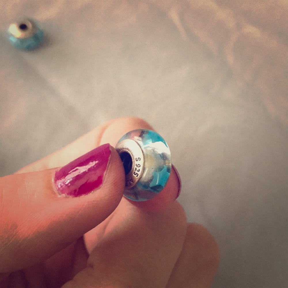 Pandora glass star charm